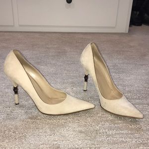 Gucci suede stiletto heels